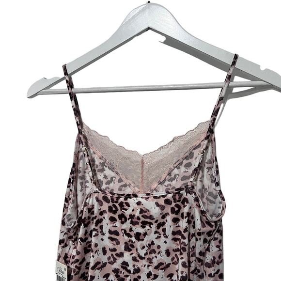 FLORA NIKROOZ WOMENS SMALL PINK ANIMAL PRINTED CAMI PAJAMA TOP ONLY NEW! - Picture 6 of 11